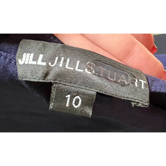 Jill Jill Stuart Violet Cross Back Gown 10 - Picture 11 of 11